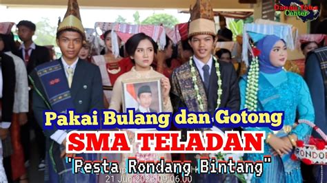 ADAT BATAK SIMALUNGUN PESTA RONDANG BITTANG PAKAI BULANG Dan GOTONG