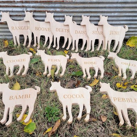 Livestock Goat Show Pen Signs Etsy