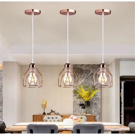 Tempas Pack Suspension Luminaire Pratique Design Vintage Lustre