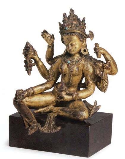 Vasudhara Buddhist Deity 1 Face 6 Hands Himalayan Art