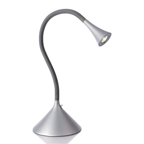 Philips Ledino 20.07-in Adjustable Grey LED Desk Lamp with Metal Shade ...