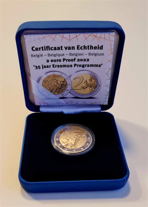 Belgium 2 Euro 2022 Erasmus Proof Catawiki