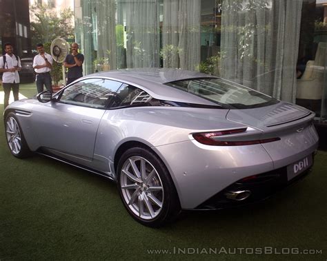 Aston Martin DB11 rear three quarter in India