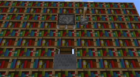 ᐅ Bücherregal mit richtigen Büchern drin in Minecraft bauen minecraft