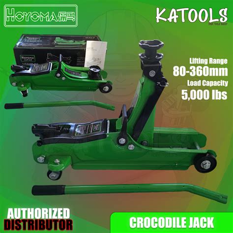 Hoyoma Ton Crocodile Jack Hydraulic Floor Jack Low Profile Shopee