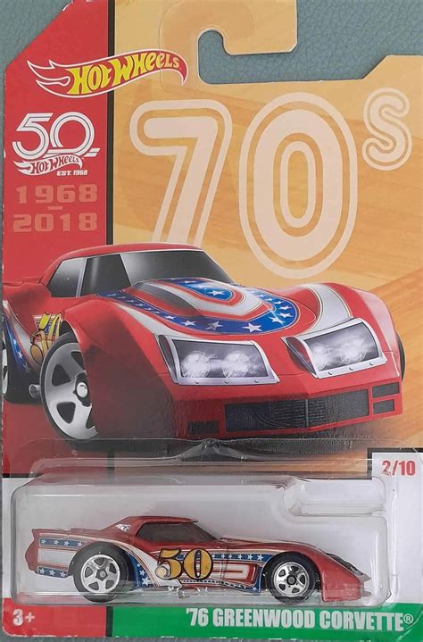 Embalagem Danificada Hot Wheels Decades Greenwood Corvette