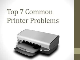 Ppt Most Common Printer Problems Solved Powerpoint Presentation