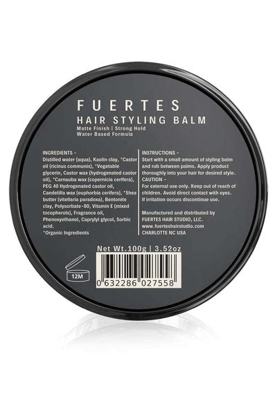 Fuertes Hair Styling Balm Hair Styling