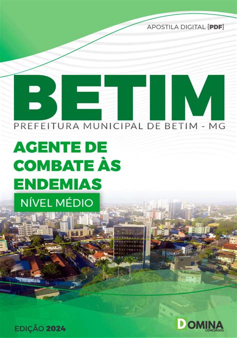 PDF Apostila Processo Seletivo Prefeitura De Betim MG 2024