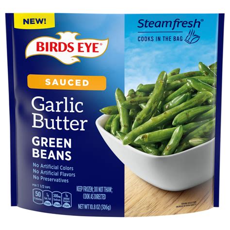 Save On Birds Eye Steamfresh Sauced Garlic Butter Green Beans Frozen