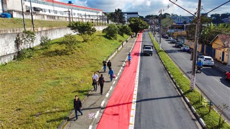 Itaqu Parte Para A Finaliza O Do Primeiro Trecho Da Ciclofaixa Que