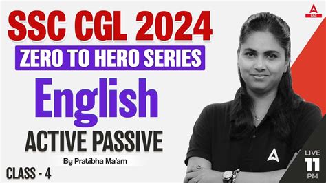 Active Passive Voice Ssc Cgl Zero To Hero Ssc Cgl English