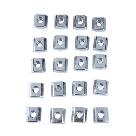 Zinc Plated Carbon Steel Sliding T Slot Nut For Aluminum Profile