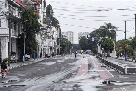 Penutupan Jalan Menuju Kawasan Wisata Kota Tua Antara News