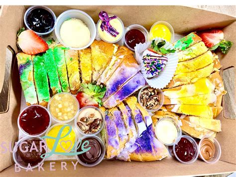 Charcuterie King Cake Board Shipped Sugar Love Bakery