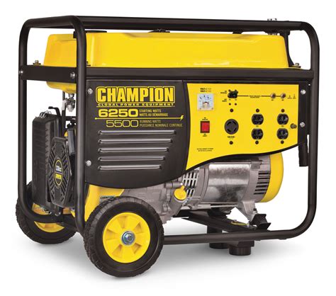 Champion 55006250 Watt Portable Gas Generator Canadian Tire