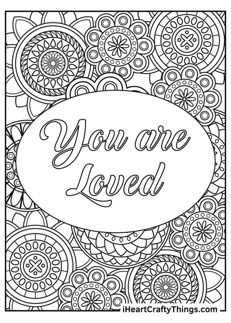 Stress Relief Coloring Pages Updated