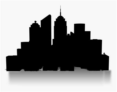 City Buildings Silhouette At Getdrawings Building Silhouette Png