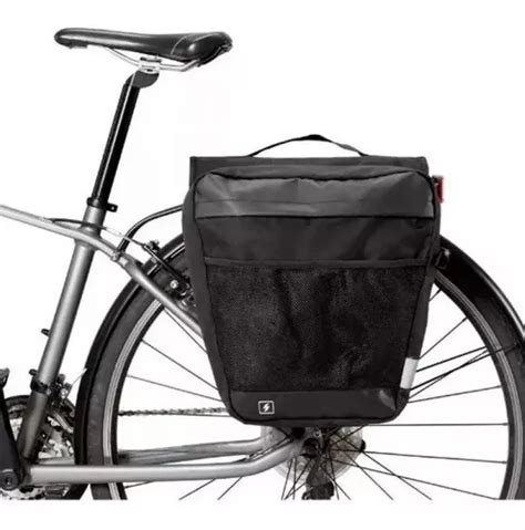 Alforge Duplo Bolsa Bike Bagageiro Traseiro L Imperme Vel