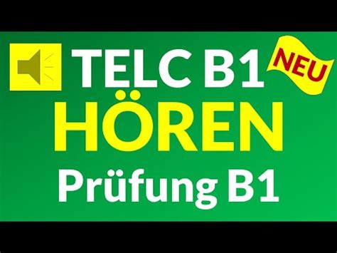 Telc B H Ren Dtz H Rverstehen Pr Fung B Test Mit L Sungen Neu Und