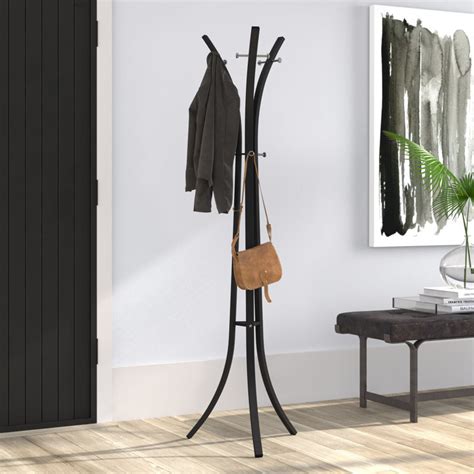 Latitude Run® Lauran Metal Freestanding Coat Rack And Reviews Wayfair