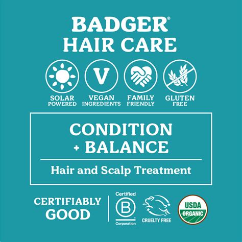 Organic Herbal Scalp Treatment Badger Balm