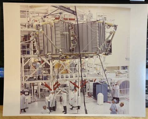 Vintage Grumman Photo Of Construction Of Apollo Lunar Module Lm