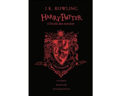 Harry Potter A Lecole Des Sorciers Edition 20 Ans Gryffondor Livre