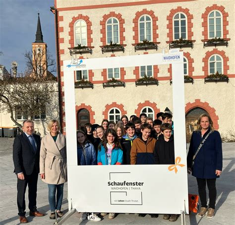 Schüler im Rathaus Was macht eigentlich ein Bürgermeister Waidhofen