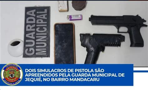 Guarda Municipal De Jequi Deteve Dois Meliantes Simulacro De Arma