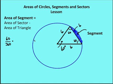 Geometry: 2/16/16 Areas Of Sectors, Segments, And Annulus - Lessons - Blendspace