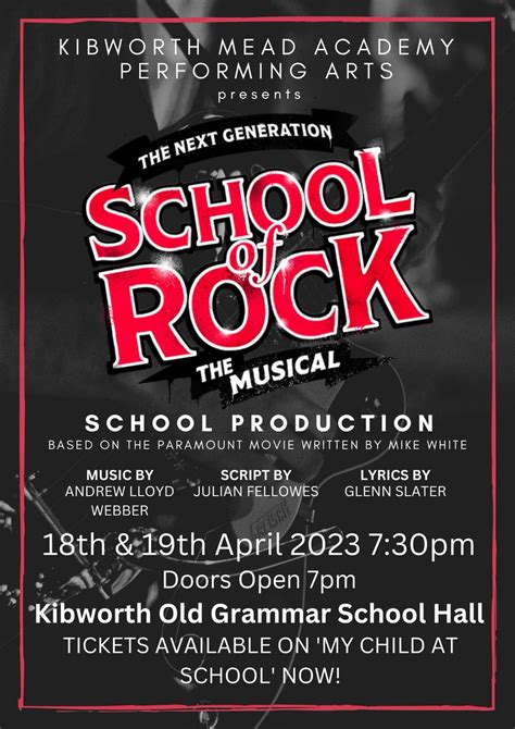 Kibworth Mead Academy On Twitter Tickets Selling Like Hot Cakes Get