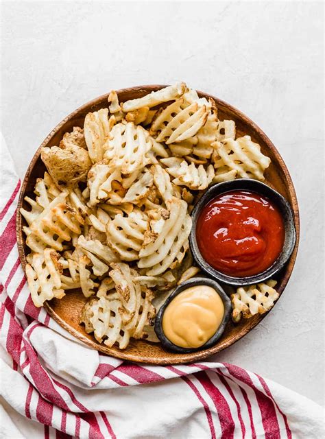 Air Fryer Waffle Fries — Salt And Baker