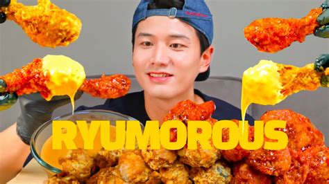 빠삭한 황금올리브 닭다리 후라이드 치킨 먹방 Asmr Feat 치즈소스 Bbq Korean Fried And Cheese