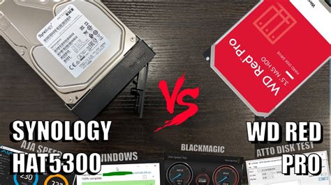 Synology Hat5300 Vs Wd Red Pro Performance Test Youtube