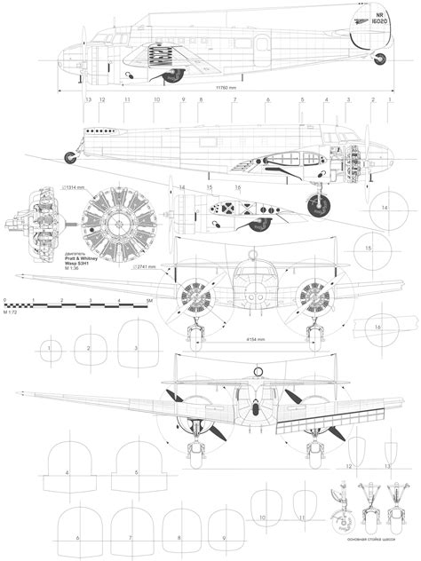 Lockheed Electra Blueprints