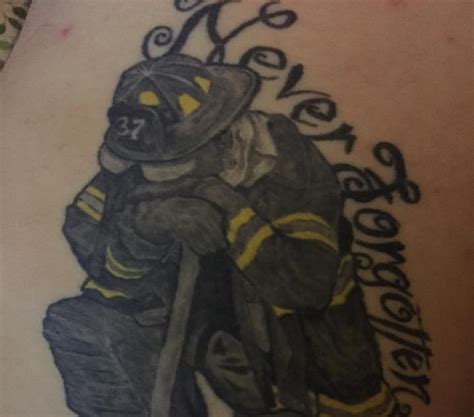 Never Forget Firefighters Commemorate 911 With Tattoos