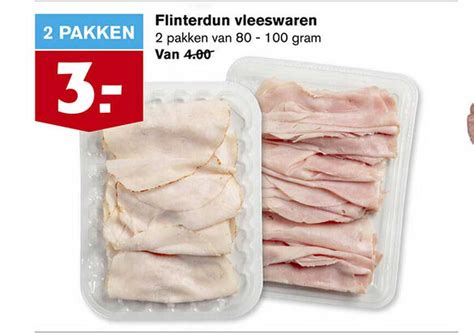 Flinterdun Vleeswaren Van Aanbieding Bij Hoogvliet 1Folders Nl