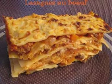 Lasagnes au boeuf haché Recette Ptitchef