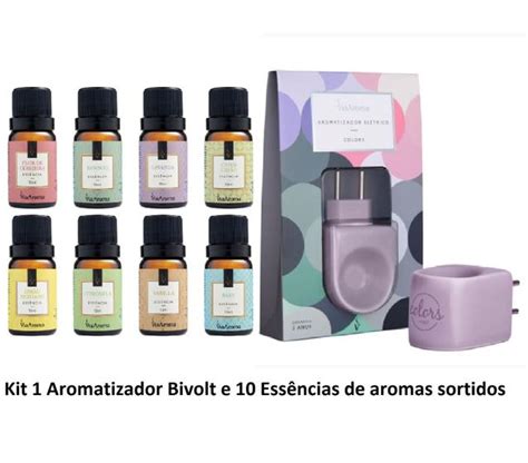 Aromatizador Difusor El Trico Porcelana Bivolt Ess Ncias Via Aroma