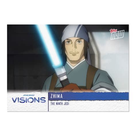 2021 Star Wars Visions TOPPS NOW 5 Card Pack The Ninth Jedi Ethan