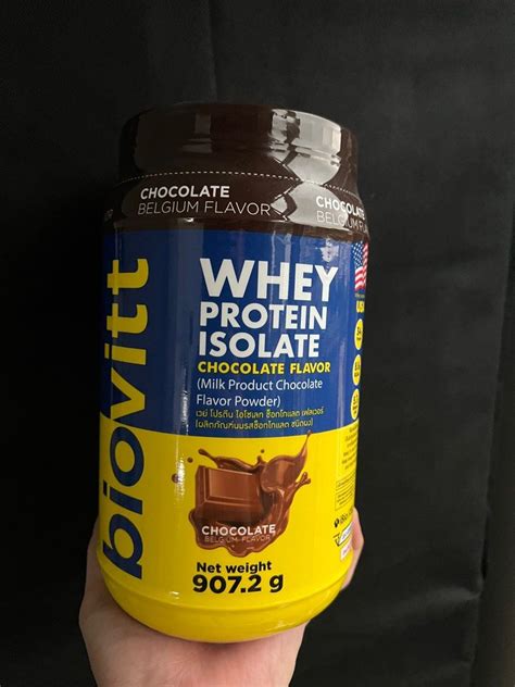 Biovitt Whey Protein Isolate Chocolate Belgium Flavor Health