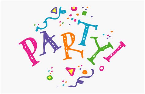 Party Word Cliparts Clip Art School Party Hd Png Download