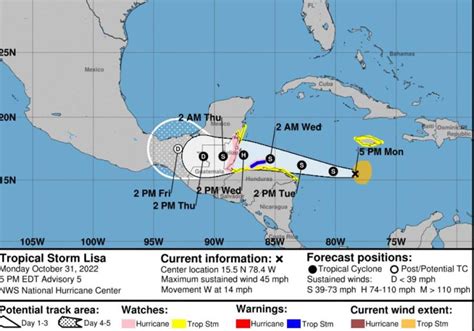 Alerta En El Caribe De Honduras Guatemala Y Belice Por Tormenta