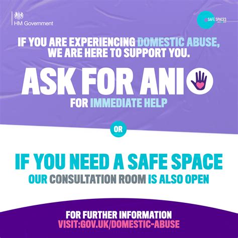 The First Anniversary Of “ask For Ani” Offering A Lifeline For Victims Of Domestic Abuse Wendy