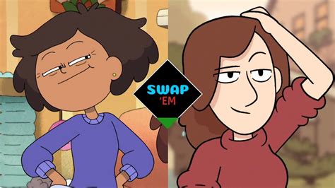 Mrs Boonchuy And Johanna Voice Swap Amphibia Hilda Youtube