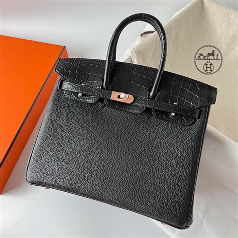 Indonesia Jakarta Hermès Birkin 25 Touch Togo Matte Nilo Crocodile Noir