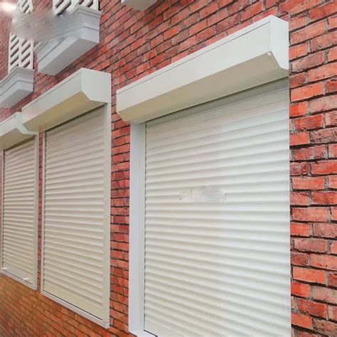 55mm Aluminum With Polyurethane Material Roller Shutter Windows Ddp Price Zhongtai