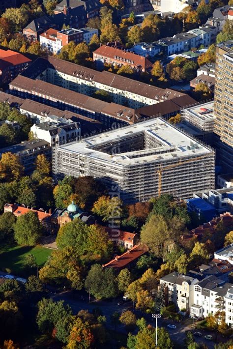 Luftbild Hamburg Campus Universitäts Bereich Mit Neubau Baustelle