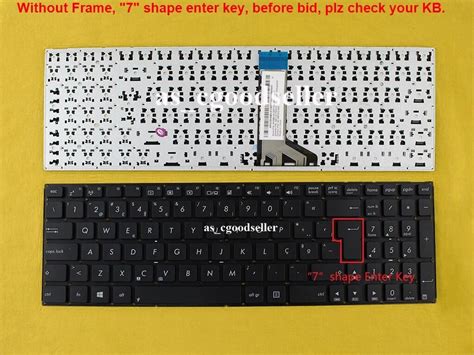 New For Asus X M X Ma K M K Ma F M F Ma Keyboard Portuguese